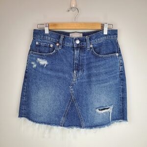 Everlane Size 4 "The Denim Reconstructed Skirt"